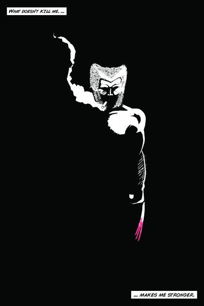 Poster: Wolverine noir